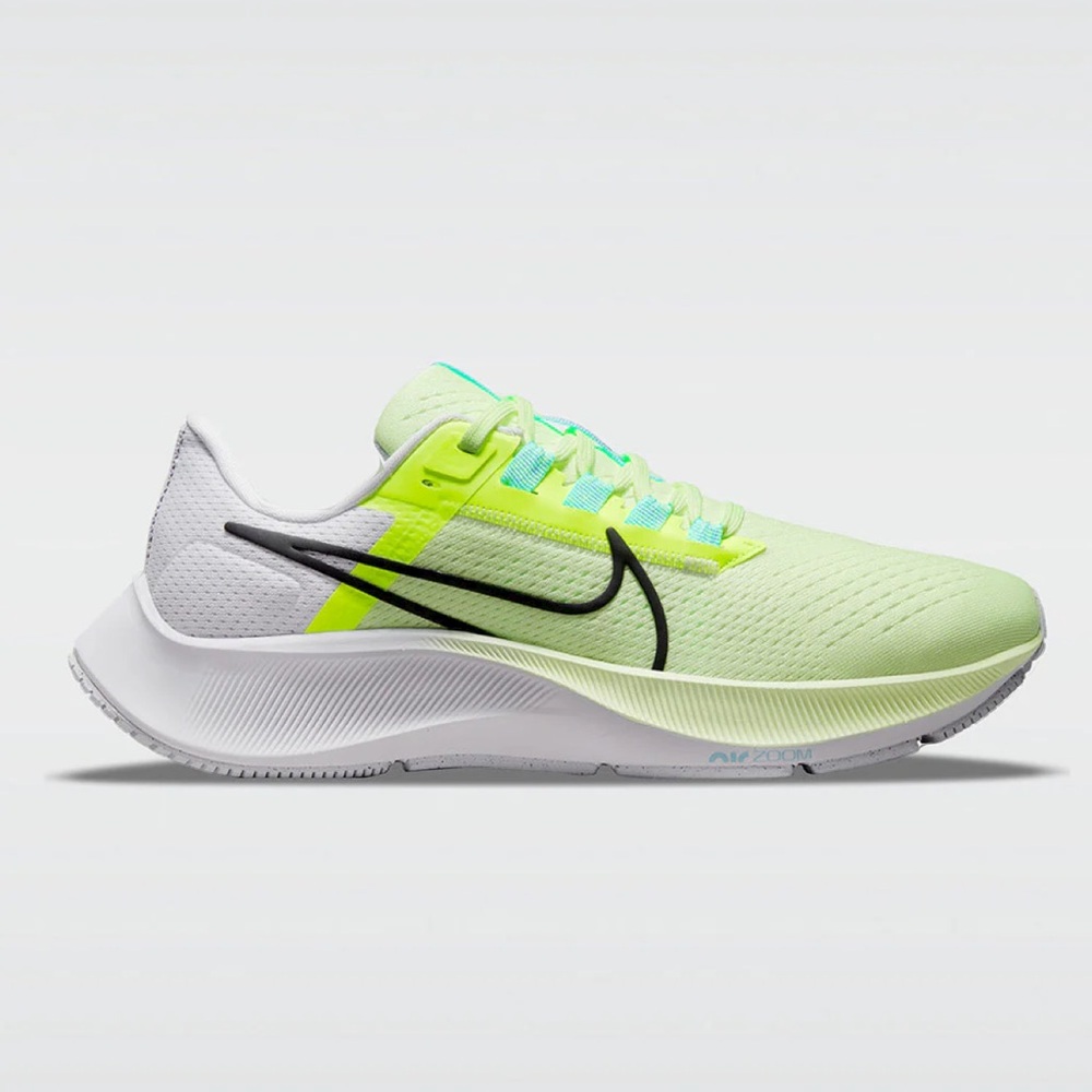 NIKE Air Zoom Pegasus 38 barely volt/black womens running walking sneakers 6.5